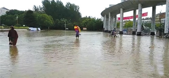 山東大暴雨，羅德移動泵車隨時待命
